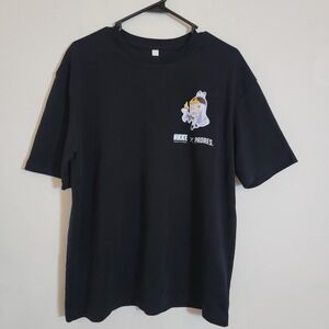 NIKKE Goddess Of Victory X Padres Game Collab Blanc Shirt Black Short Sleeve 4XL